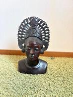 Indische vrouwenhoofd, Antiek en Kunst, Kunst | Beelden en Houtsnijwerken, Ophalen