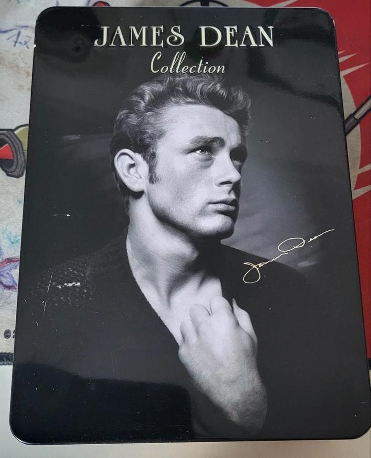 James Dean collection in metal box met 5 topfilms (8 disc), Cd's en Dvd's, Dvd's | Klassiekers, Zo goed als nieuw, Alle leeftijden