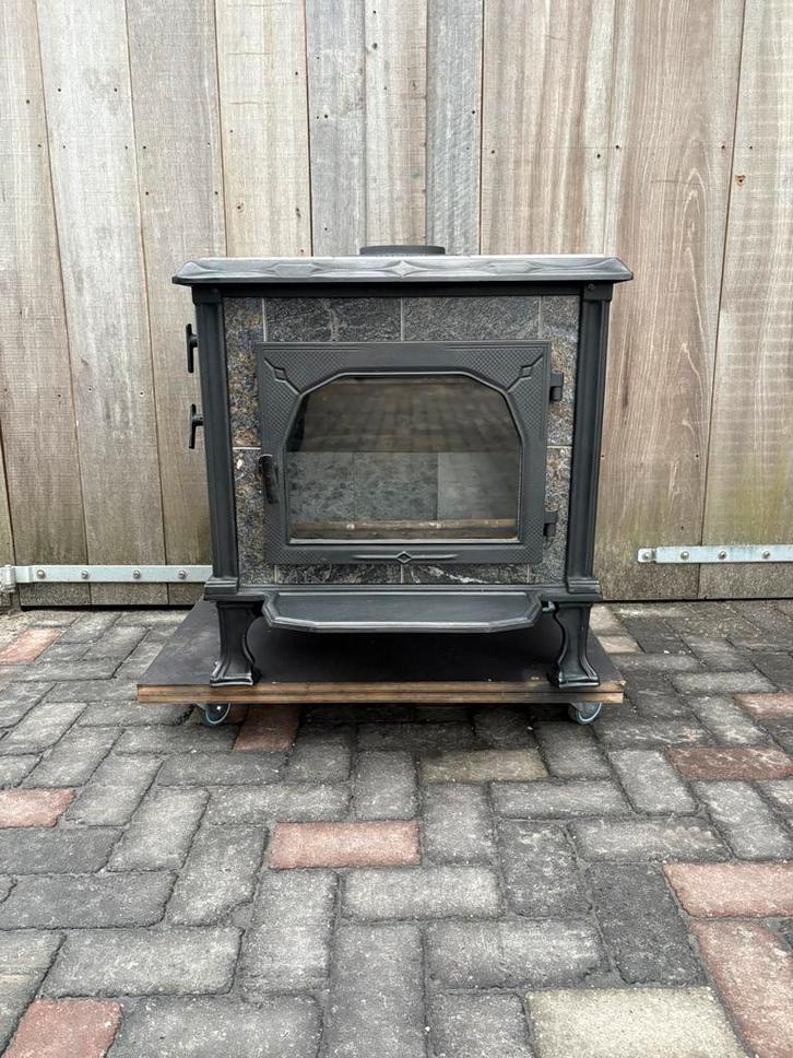 Altech vision houtkachel, Huis en Inrichting, Kachels, Zo goed als nieuw, Vrijstaand, Houtkachel, Hout, Ophalen of Verzenden