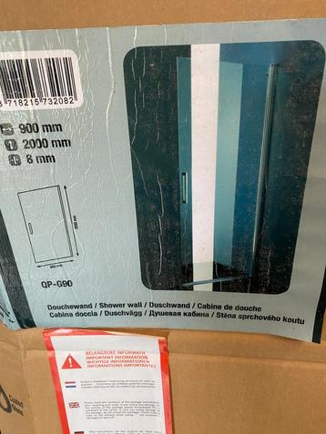 Douche deur nieuw met alles er bij beschikbaar voor biedingen
