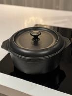 Gietijzeren braadpan met deksel - Zo goed als nieuw!, Ophalen of Verzenden, Zo goed als nieuw, Koekenpan of Braadpan, Gietijzer