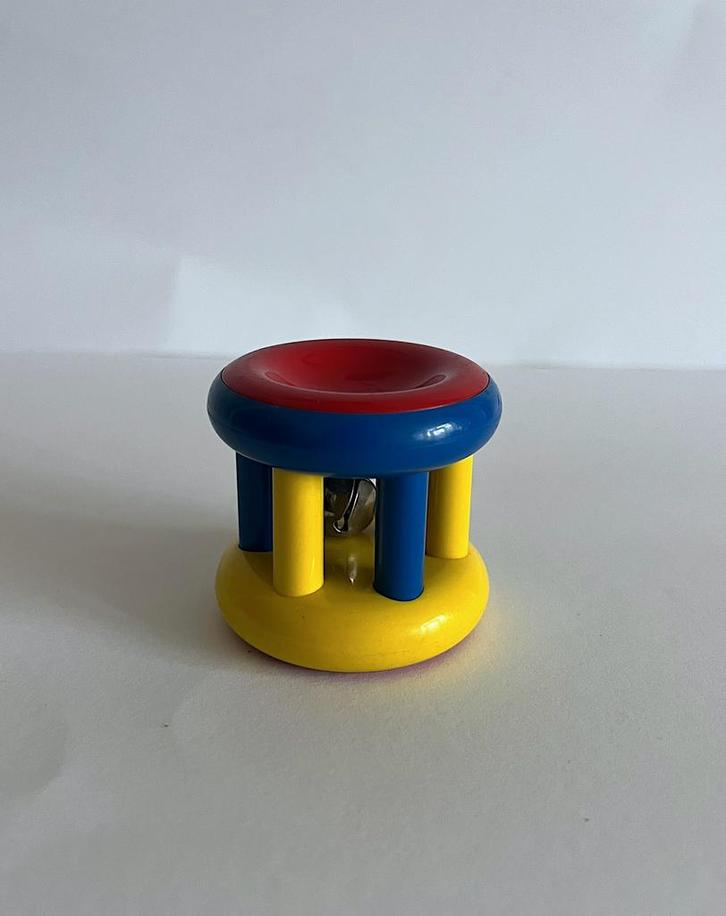 Vintage Ambi Toys Bell Roller rammelaar babyspeelgoed, Kinderen en Baby's, Speelgoed | Babyspeelgoed, Gebruikt, Rammelaar, Ophalen of Verzenden