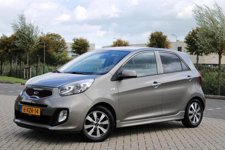 Kia Picanto 1.0 CVVT X-treme l Climate l LED l Leder, Auto's, Kia, Bedrijf, Te koop, Picanto, ABS, Airbags, Airconditioning, Centrale vergrendeling