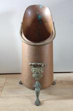 vtg kolen kit / paraplu bak,  gehamerd koper, volgnr 27, Antiek en Kunst, Ophalen of Verzenden