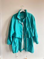 Teal Windbreaker Jacket, Overige kleuren, Vintage Dressing, Maat 42/44 (L), Ophalen of Verzenden