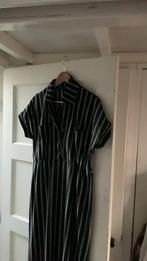 Leuke zwart witte jurk, stretch stof,  midi jurk XL, Zwart, Maat 46/48 (XL) of groter, Ophalen of Verzenden, Zo goed als nieuw