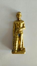 Antiek bronzen beeldje van een man, Antiek en Kunst, Ophalen, Brons