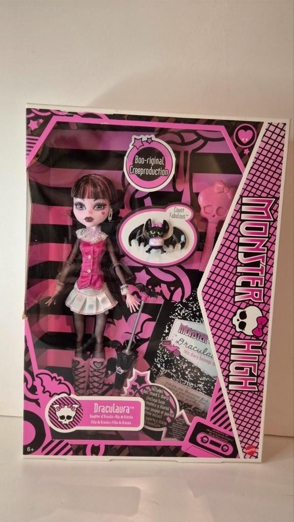 Monster High Draculaura Creepproduction Pop, Kinderen en Baby's, Speelgoed | Poppen, Nieuw, Barbie, Ophalen of Verzenden