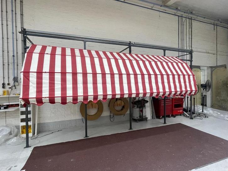 markies - markiezen 435 x 120 cm., Tuin en Terras, Zonneschermen, Nieuw, Markies, Minder dan 150 cm, 250 cm tot 450 cm, Ophalen