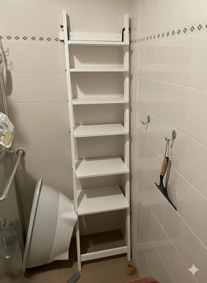 Ikea wandrek wit - badkamer, Huis en Inrichting, Badkamer | Badkamermeubels, Gebruikt, Ophalen