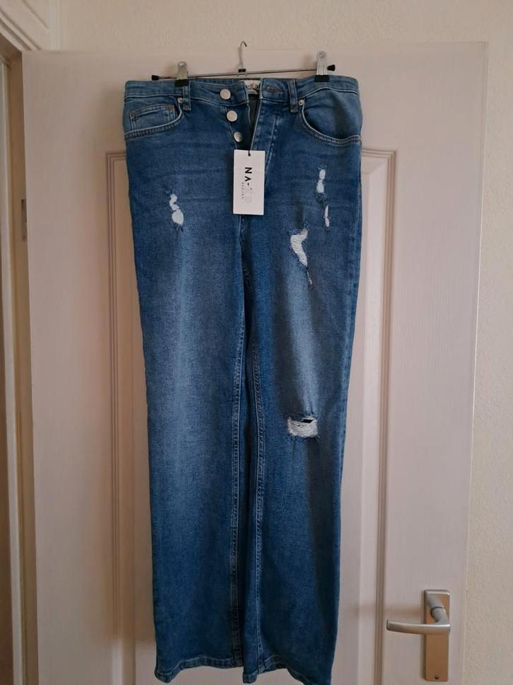 Nieuwe Na-kd stretch jeans spijkerbroek maat 36 M, Kleding | Dames, Spijkerbroeken en Jeans, Nieuw, W28 - W29 (confectie 36), Blauw