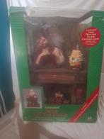 Vintage  grote kerstman achter buro Holiday creations, Diversen, Kerst, Ophalen of Verzenden