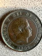 Portugal 1892 - 20 Reis, Postzegels en Munten, Munten | Nederland, Verzenden, Overige waardes, Losse munt