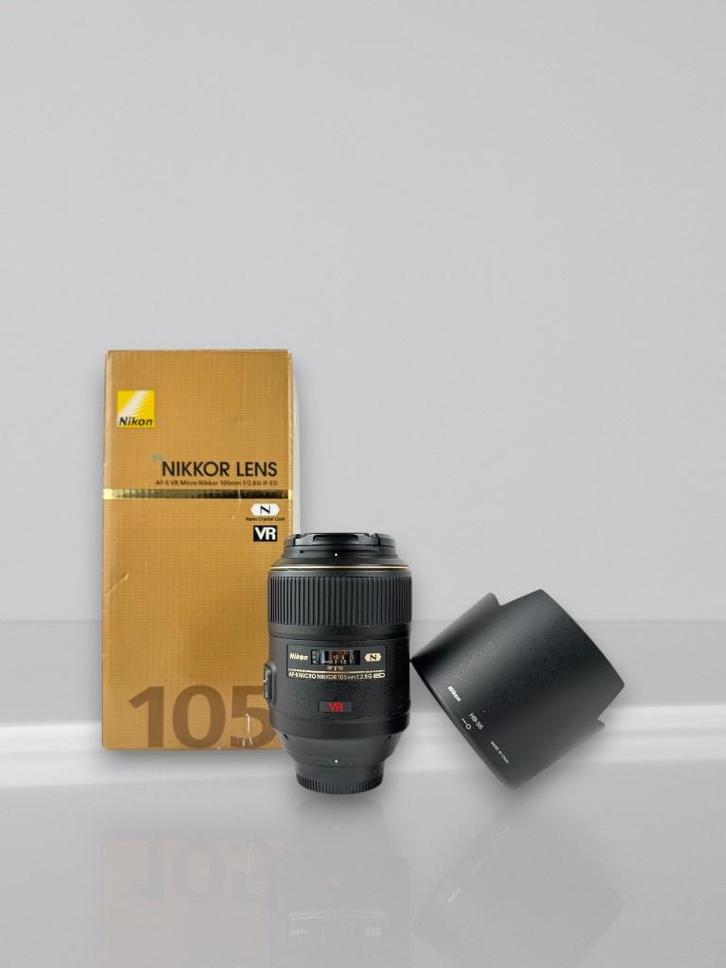 Nikon AF-S VR Micro-Nikkor 105mm f/2.8G IF-ED (topstaat), Audio, Tv en Foto, Fotografie | Lenzen en Objectieven, Zo goed als nieuw