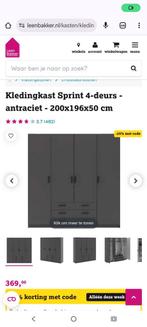 Kleding kast, Huis en Inrichting, Kasten | Kledingkasten, Ophalen, Zo goed als nieuw, 50 tot 75 cm, 150 tot 200 cm