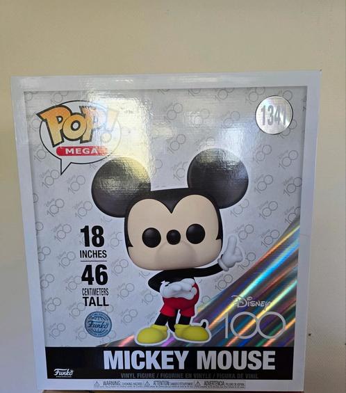 Funko Mickey Mouse 18 inch als nieuw inclusief doos, Verzamelen, Disney, Zo goed als nieuw, Beeldje of Figuurtje, Mickey Mouse