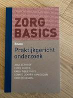 Zorgbasics - Praktijkgericht onderzoek, Boeken, Studieboeken en Cursussen, Ophalen of Verzenden, Beta, Zo goed als nieuw, Niet van toepassing