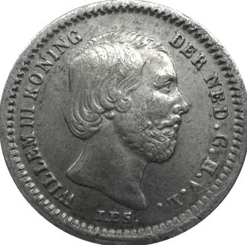 Nederland 5 cents 1850 (hoge 0, zilver) beschikbaar voor biedingen