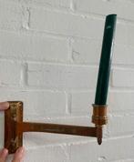 Kandelaar antieke piano brons koperen wandkandelaar, Antiek en Kunst, Antiek | Kandelaars, Ophalen of Verzenden