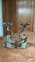 2 metalen olifant kandelaars Yaya home, Huis en Inrichting, Ophalen of Verzenden