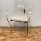Vintage Design Acryl Plexiglas Stoel, Huis en Inrichting, Stoelen, Ophalen of Verzenden, Overige kleuren, Eén