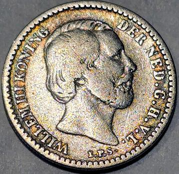 1890 Willem III 10 Cent - Zilver beschikbaar voor biedingen