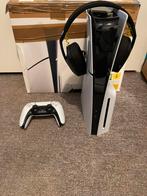 Playstation 5 slim disc + logitec headset, Ophalen of Verzenden, Zo goed als nieuw