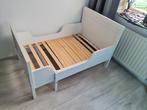 Ikea SUNDVIK meegroeibed peuterbed LURÖY lattenbodem., Ophalen, Zo goed als nieuw, 180 cm of meer, 70 tot 85 cm