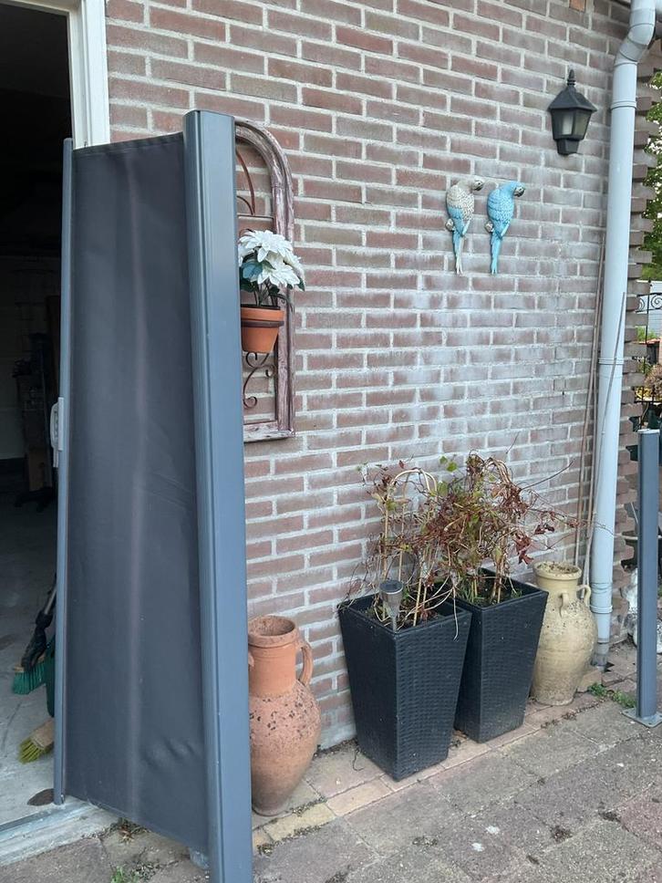 Tuinscherm windscherm  ong. 3 meter breed  gebruikt, Tuin en Terras, Tuinschermen, Zo goed als nieuw, Overige materialen, 150 tot 200 cm