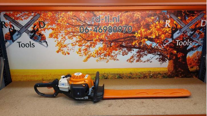 Stihl HS82R Heggenschaar 60cm dubbel mes HS 82 R ., Tuin en Terras, Heggenscharen, Gebruikt, Benzine, Ophalen of Verzenden