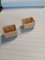 Kuubskisten houtkleurig open . 1/50, Verzenden