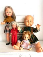 Vier vintage poppen Wildebras Ratti Effe, Verzamelen, Poppen, Ophalen, Gebruikt, Pop