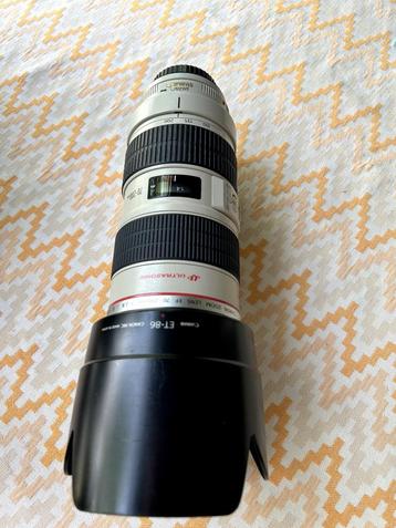  super Canon telelens 70-200 2.8 beschikbaar voor biedingen