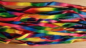 Leuke gekleurde regenboog veters nieuw! beschikbaar voor biedingen