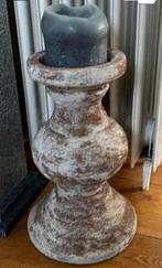 Grote Stoere Stenen- Glazen of IJzeren Lifestyle Kandelaars., Ophalen of Verzenden, Zo goed als nieuw