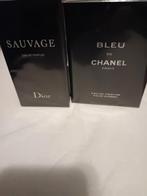 Dior Sauvage & Bleu de Chanel - 100ml Eau de Parfum, Sieraden, Tassen en Uiterlijk, Uiterlijk | Parfum, Ophalen of Verzenden, Nieuw