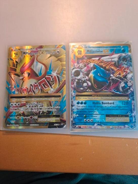 Mega evolutions Blastoise pokemonkaart, Hobby en Vrije tijd, Verzamelkaartspellen | Overige, Gebruikt, Meerdere kaarten, Foil