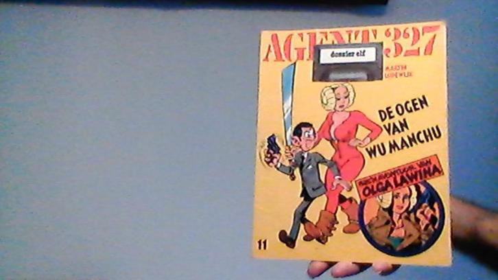 agent 327 dossier elf de ogen van wu manchu uit 1983, Boeken, Stripboeken, Zo goed als nieuw, Eén stripboek, Ophalen of Verzenden