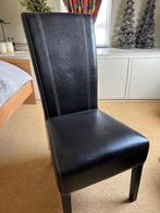 eetkamerstoel, Huis en Inrichting, Stoelen, Ophalen, Gebruikt, Bruin, Leer