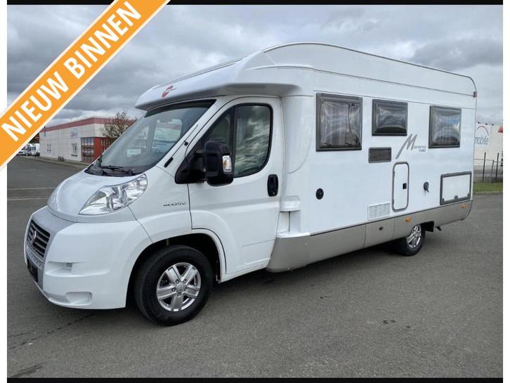 Bürstner Marano T580 Vastbed Top-indeling 2010 Airc, Caravans en Kamperen, Campers, Bedrijf, tot en met 3, Half-integraal, Bürstner