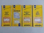 Oude MICHELIN Wegenkaarten jaren '70 '80 '90 Kleur geel, Gelezen, Frankrijk, Ophalen of Verzenden, Landkaart