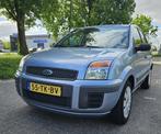 Ford Fusion 1.4 16V Champion, BJ 2006, AIRCO, HOOGZITTER., Voorwielaandrijving, Zwart, Blauw, Origineel Nederlands