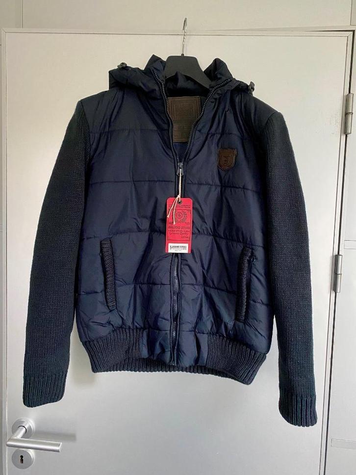 E791 Nieuw Biaggio Jeans: maat M=48/50 winterjas jas jack, Kleding | Heren, Jassen | Winter, Nieuw, Maat 48/50 (M), Blauw, Ophalen of Verzenden