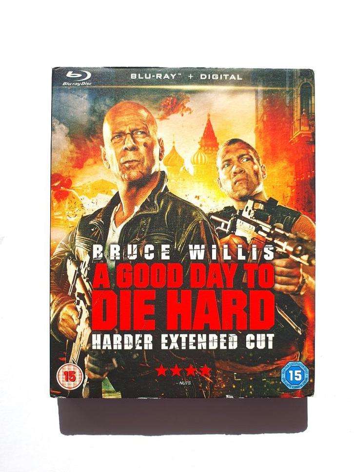 Die Hard 5 - A Good Day To Die Hard (Met Slipcover), Cd's en Dvd's, Blu-ray, Zo goed als nieuw, Actie, Ophalen of Verzenden