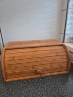 Bamboo Houten Broodtrommel, Ophalen of Verzenden, Zo goed als nieuw, Minder dan 50 cm, Minder dan 50 cm