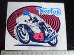 sticker Norton logo wegrace motoren vintage, Verzamelen, Verzenden, Zo goed als nieuw, Auto of Motor