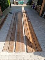 vuren balken gebruikt 145x45x480-450-420-397, Doe-het-zelf en Verbouw, Hout en Planken, Ophalen, Gebruikt, Balk, Vuren