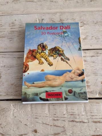 30 Salvadore Dali kunstkaarten in boekvorm Taschen 1991 beschikbaar voor biedingen