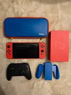 Nintendo Switch Mario Edition + pro controller + game, Spelcomputers en Games, Spelcomputers | Nintendo Switch, Ophalen of Verzenden