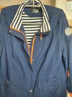 Blauwe jas met gerecyclede materialen, Blauw, Maat 46/48 (XL) of groter, Ophalen of Verzenden, Zo goed als nieuw